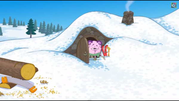 Смешарики Бараш в горах