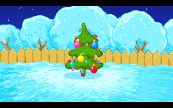 Новогодняя елка Смешарики