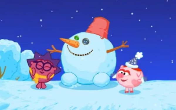 Смешарики зимние