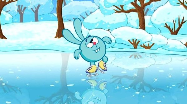 Смешарики слишком фигурное катание