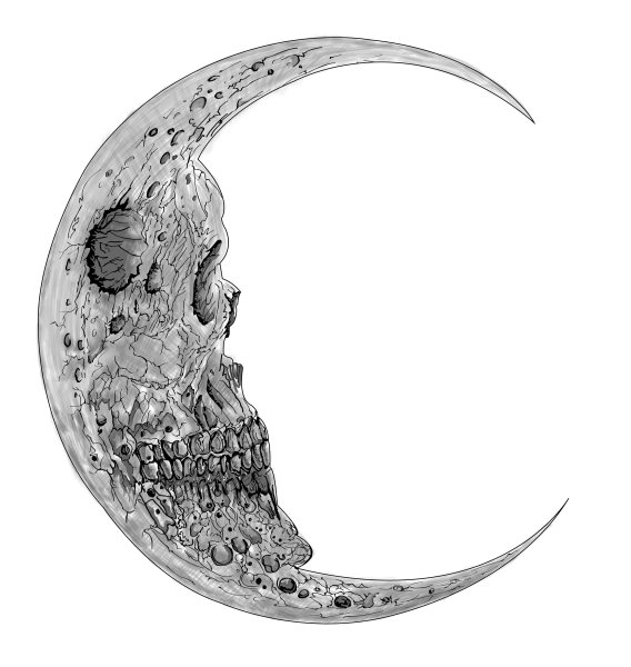 Луна череп