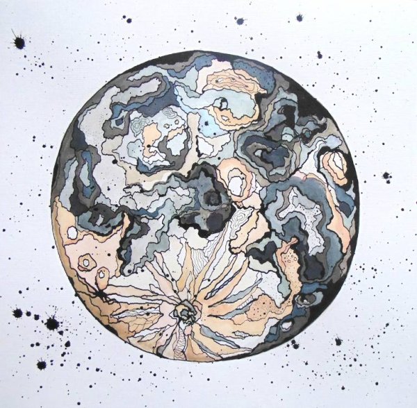 Луна стилизация