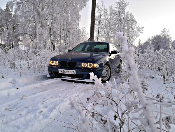 BMW 5 зима