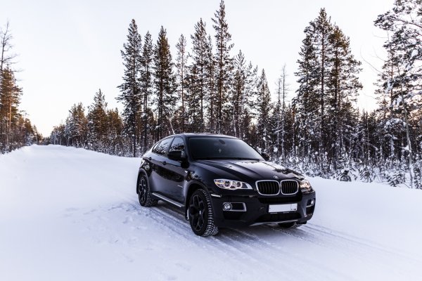 BMW x6 зима
