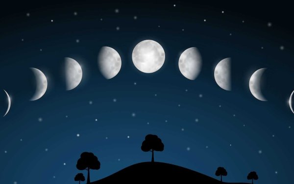 Движение Луны по небу