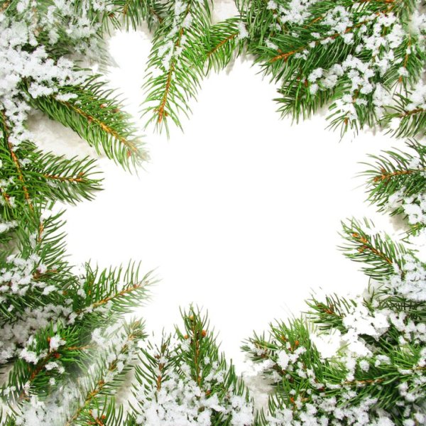 Зимняя фоторамка