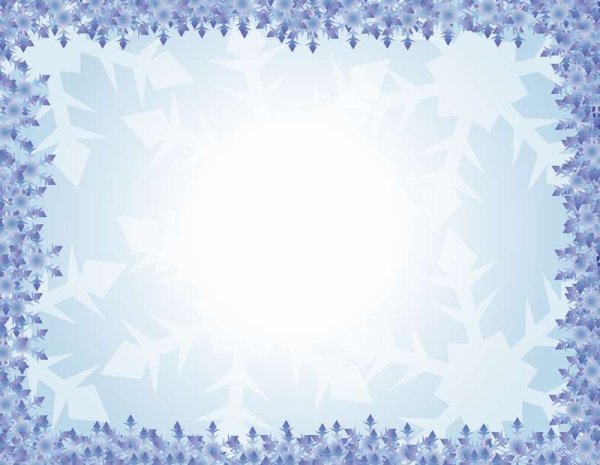 Зимняя рамка