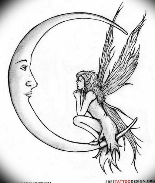 Рисунки для срисовки феи