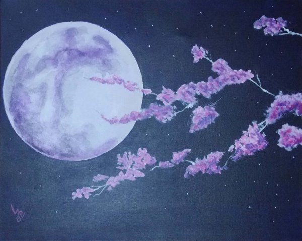 Луна на японском