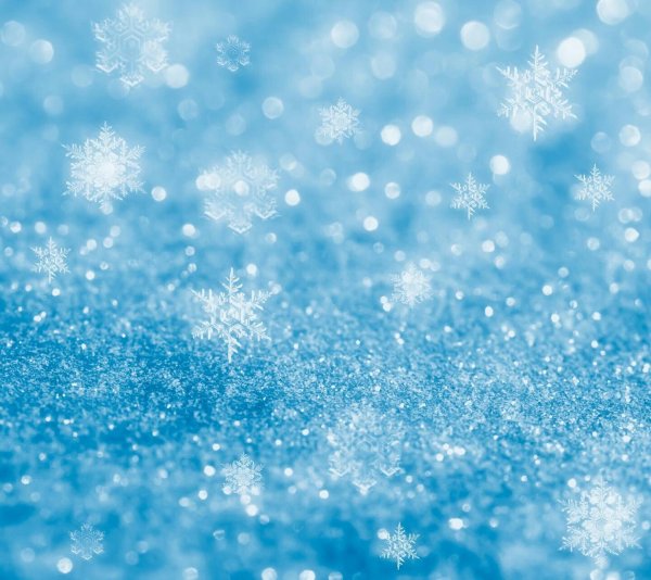 Зима снежинки