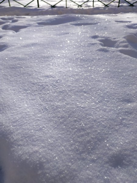 Блеск снега