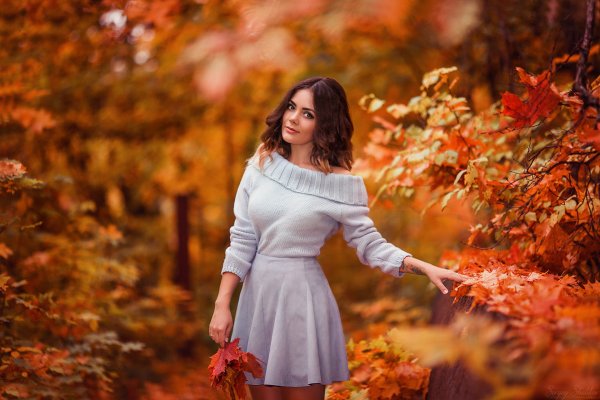 Осенние фотосессии на природе