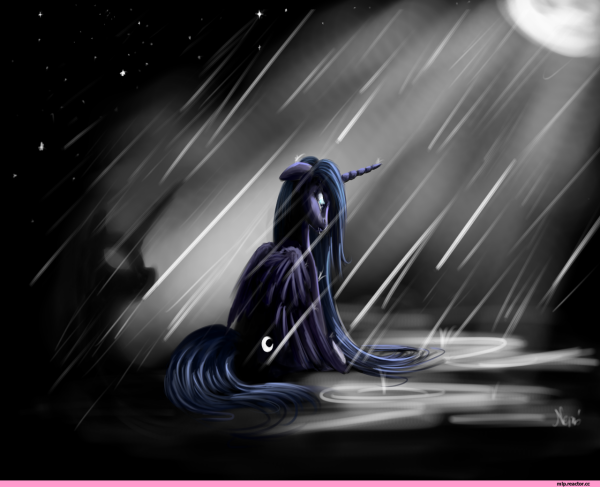 Принцесса Луна под дождём