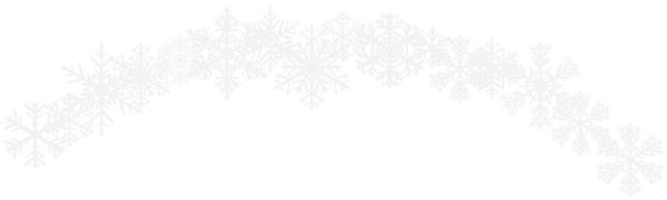 Новогодний снег на прозрачном фоне