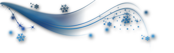 Зимняя полоса на прозрачном фоне