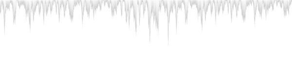 Рамка сосульки на прозрачном фоне