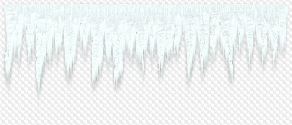 Рамка из сосулек