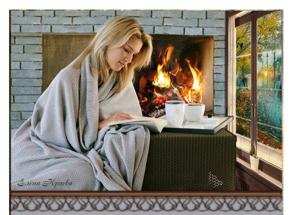 Девушка в пледе