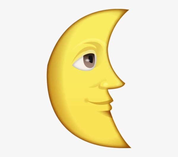 Полумесяц с лицом