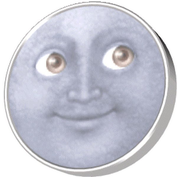 ЭМОДЖИ Луна с лицом