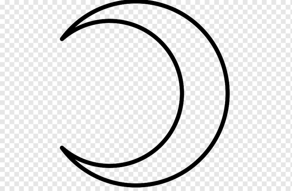 Полумесяц контур