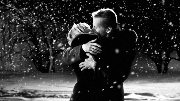 Двое под Снегопадом