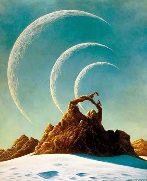 Луны Леля Фатта и месяц