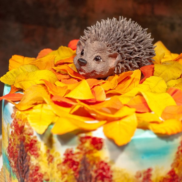 Осенняя поделка Ежик