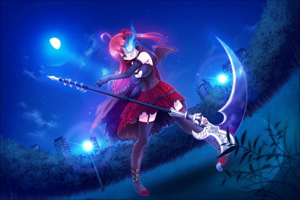 Тян с косой