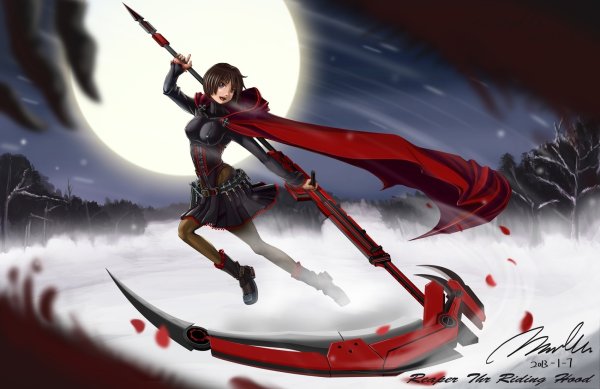 RWBY Ruby Rose коса