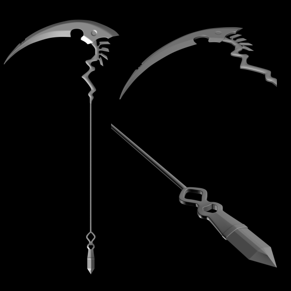 Коса оружие Геншин