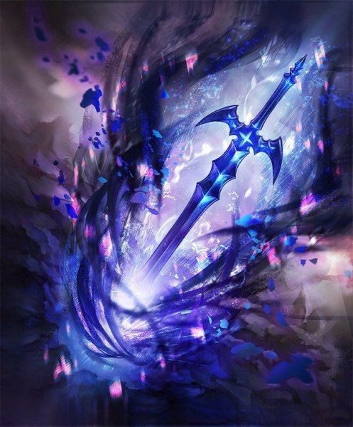 Фиолетовый меч Геншин