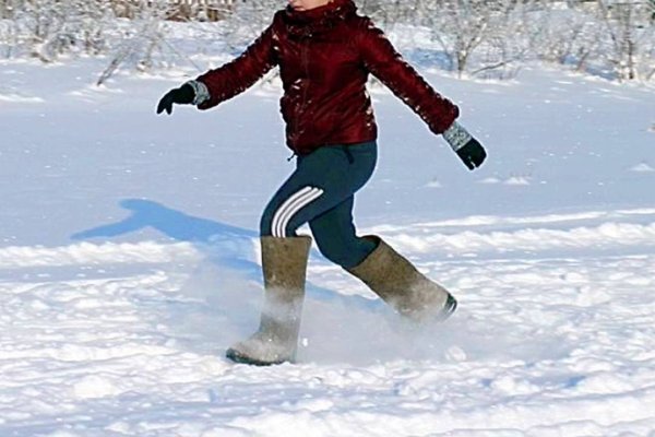 Бег в валенках