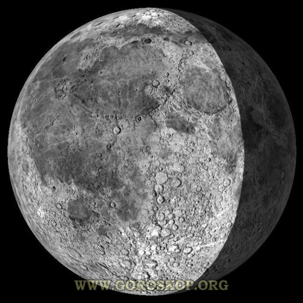 Убывающая выпуклая Луна