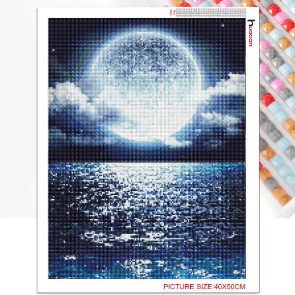 Алмазная вышивка Луна