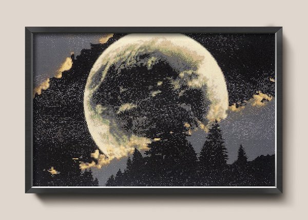 Алмазная мозаика Луна