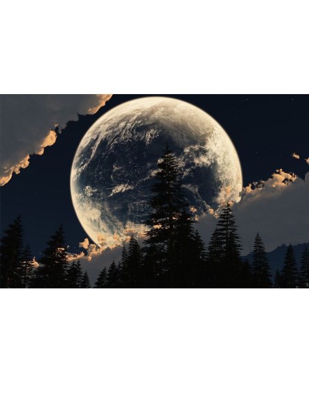 Луна алмазные картины