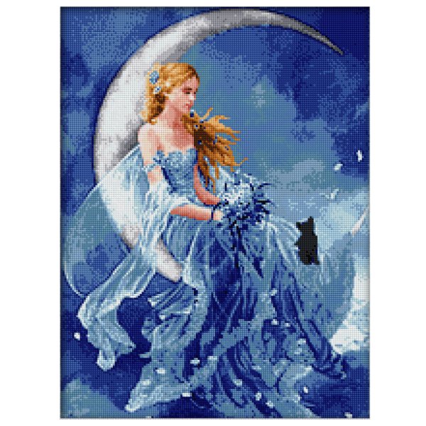 Алмазная мозаика Луна