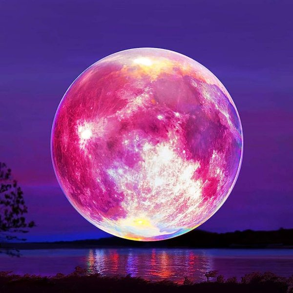 Розовое полнолуние