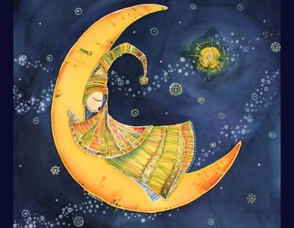 Месяц иллюстрация