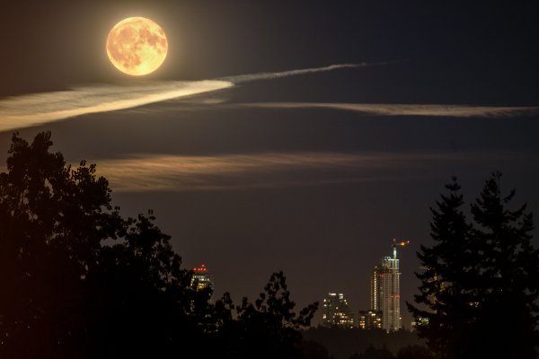 Полнолуние осень