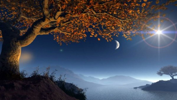 Новолуние осень