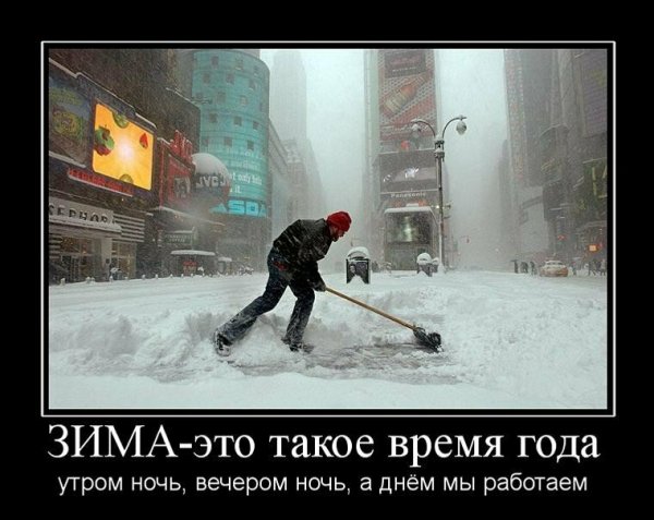 Приколы про зиму