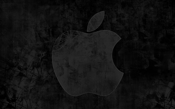 Темные обои Apple