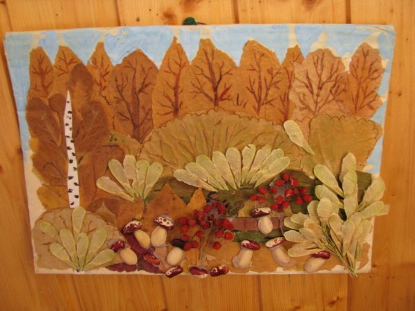 Осеннее панно в школу