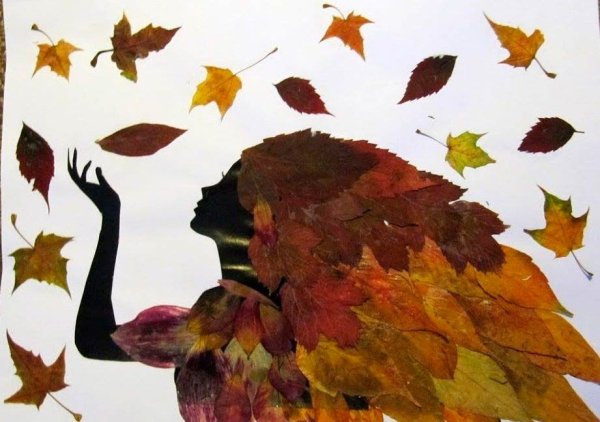 Поделки из осенних листьев