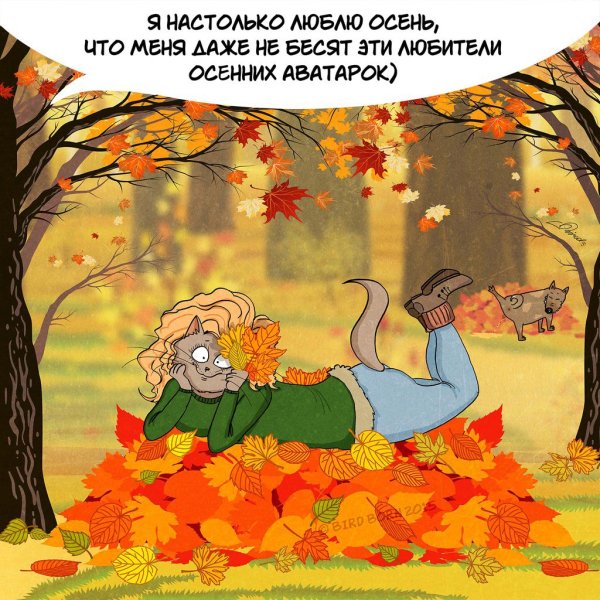 Осень картинки прикольные