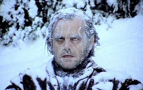 Джек Николсон сияние замерз