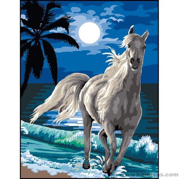 Картина по номерам Бегущая лошадь