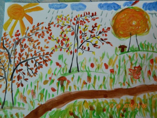 Рисование 3 класс осень